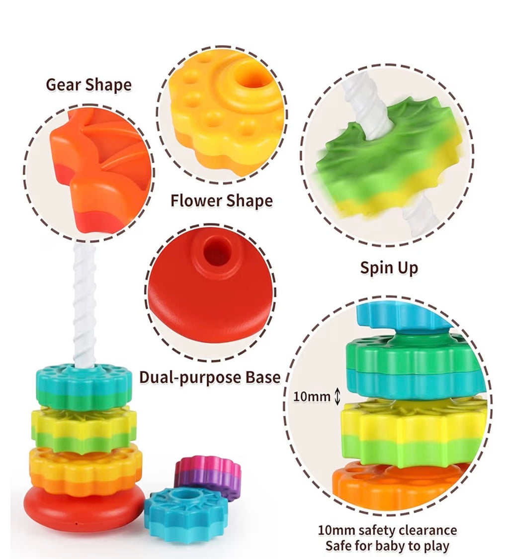 Nooche™ Montessori Spinning Tower Set