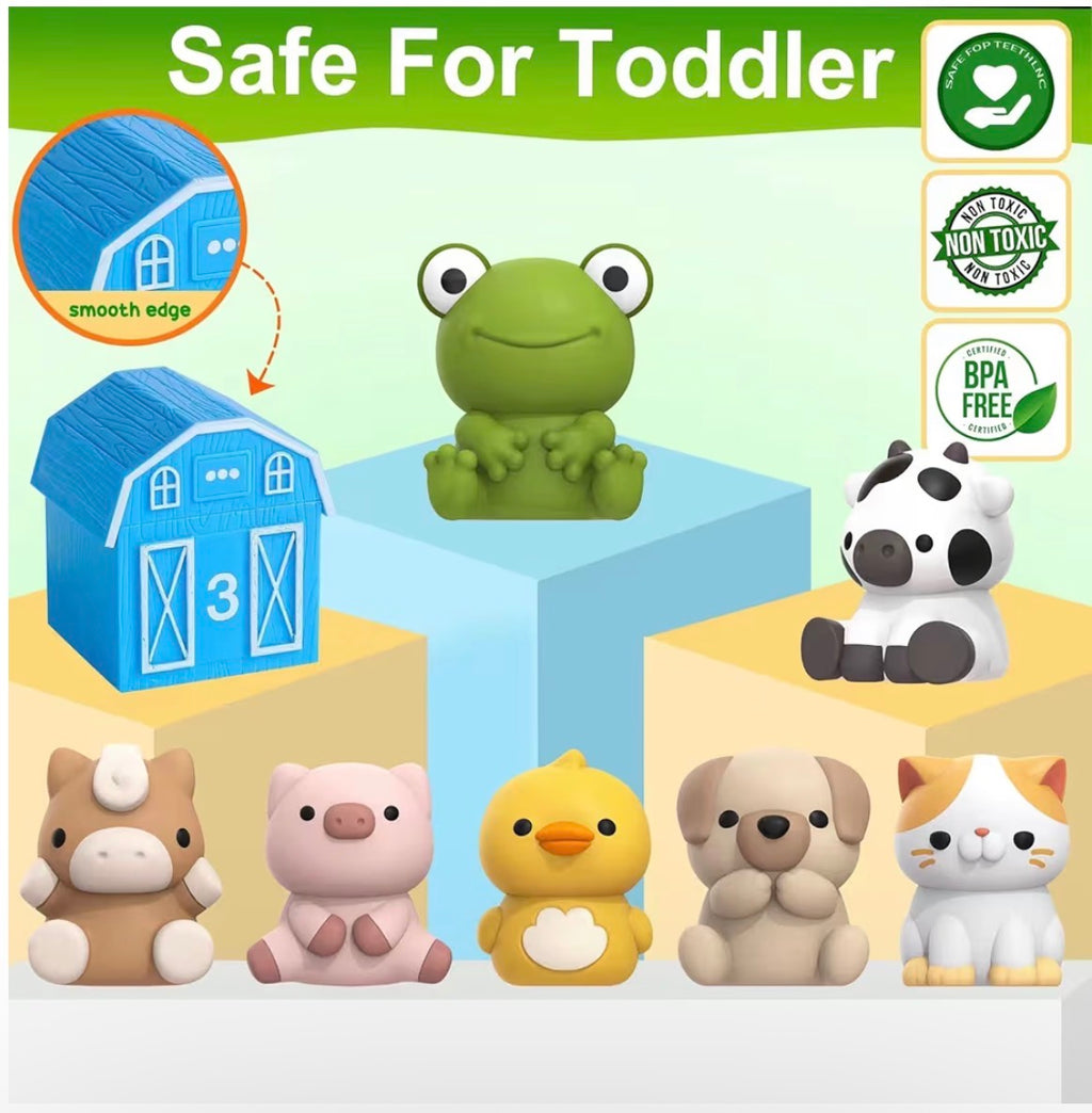 Nooche™ Montessori Farm Animal Set (20 pcs)