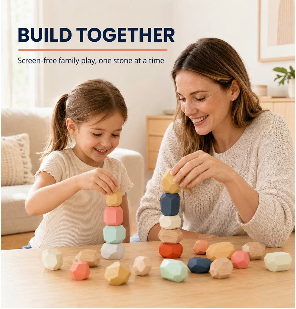 Nooche™ Montessori Balancing Rocks