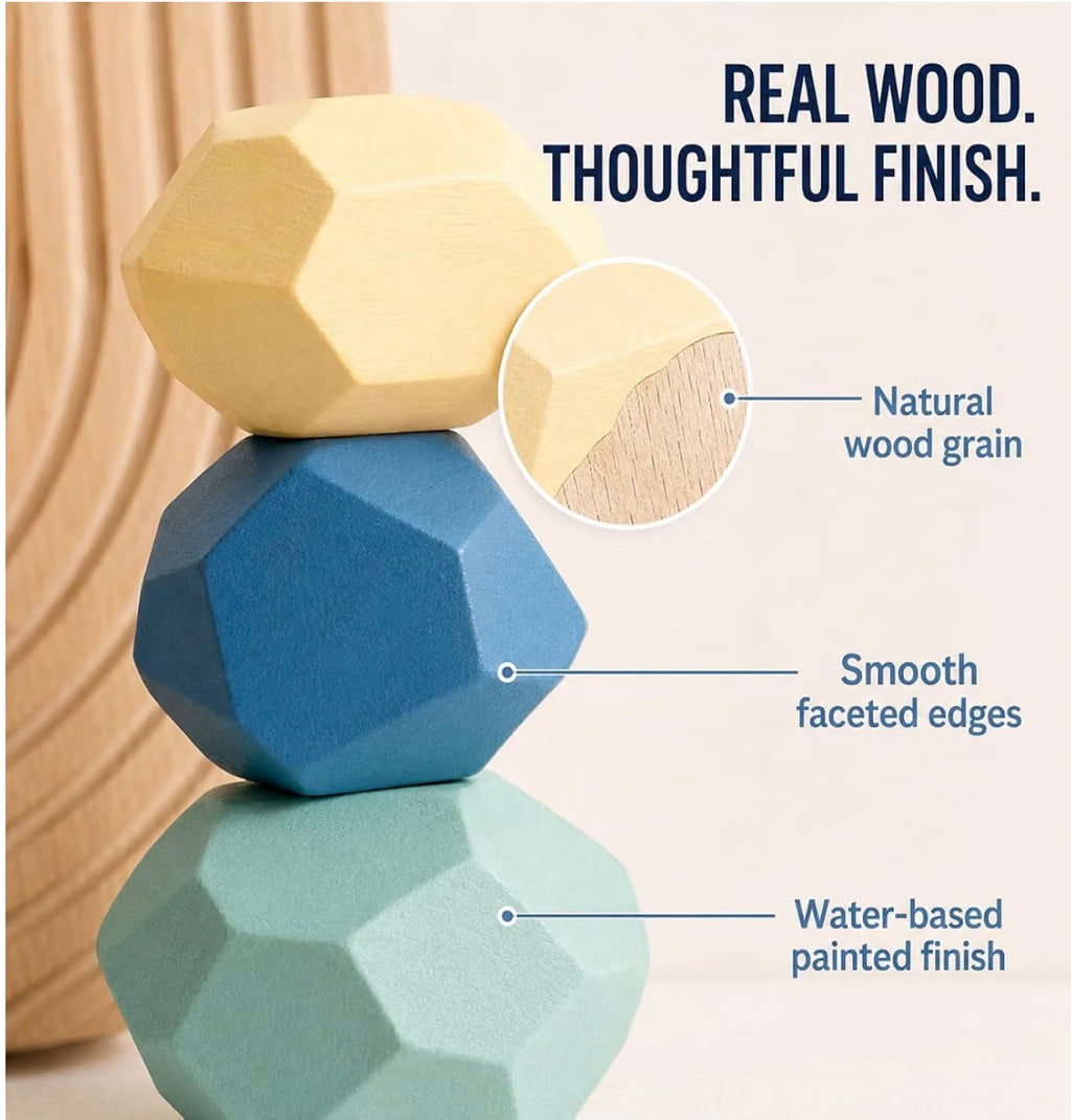 Nooche™ Montessori Balancing Rocks