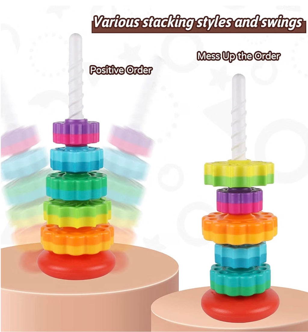 Nooche™ Montessori Spinning Tower Set