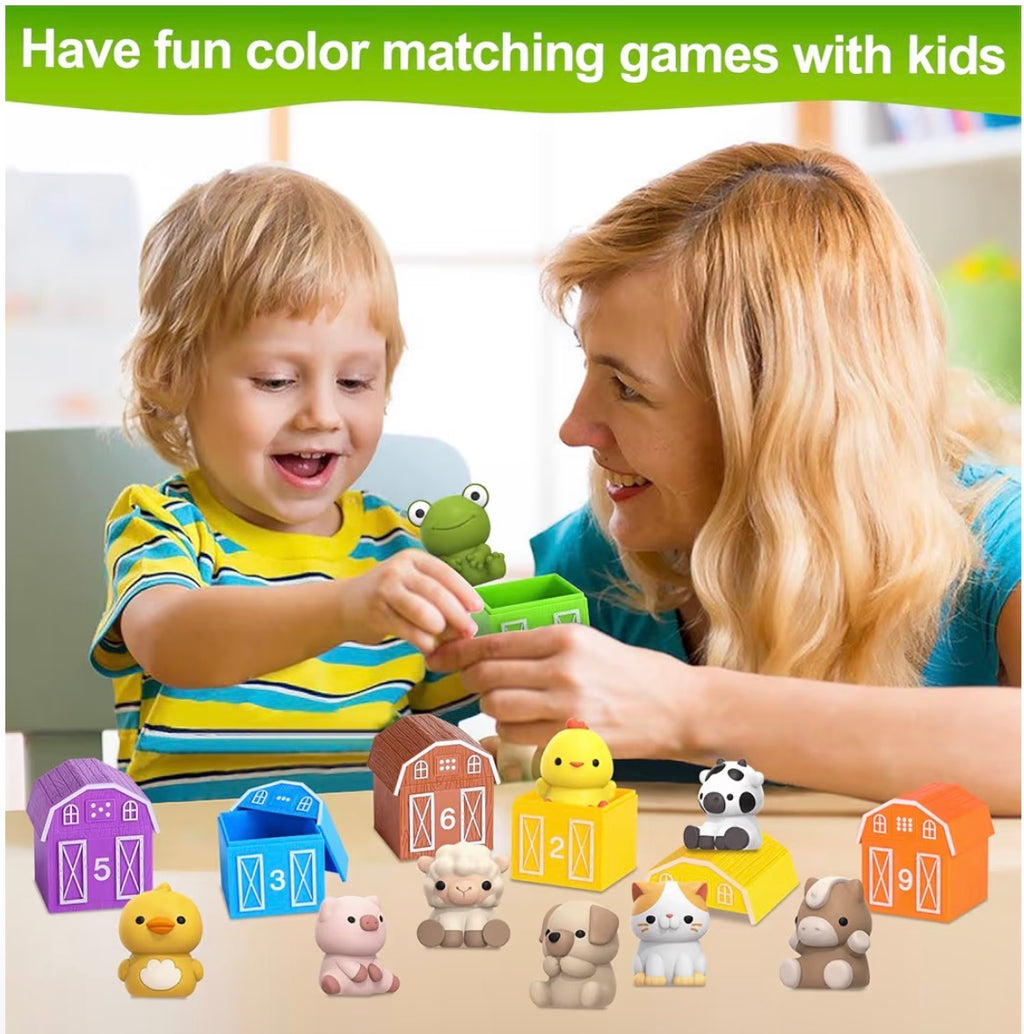 Nooche™ Montessori Farm Animal Set (20 pcs)
