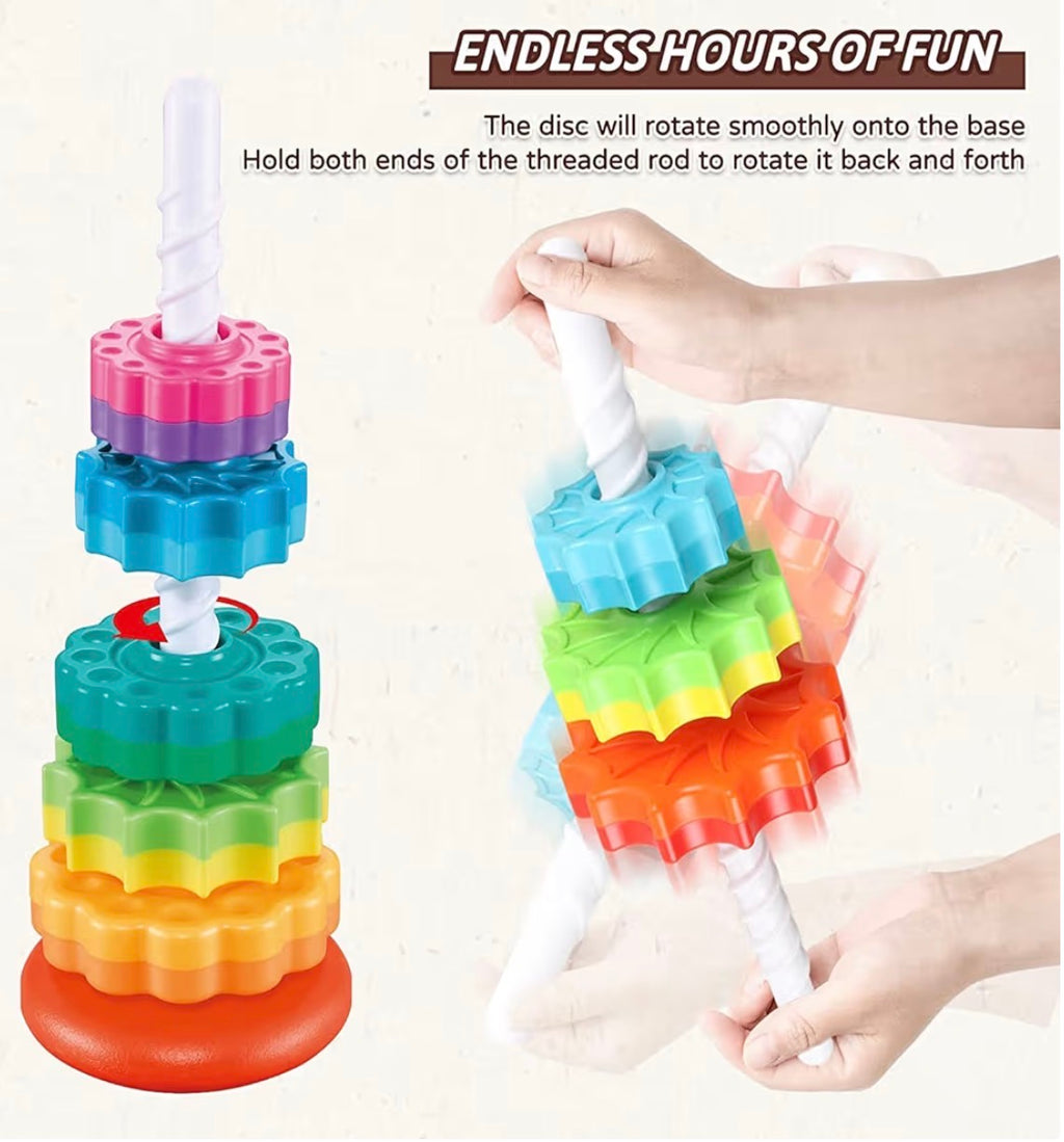 Nooche™ Montessori Spinning Tower Set