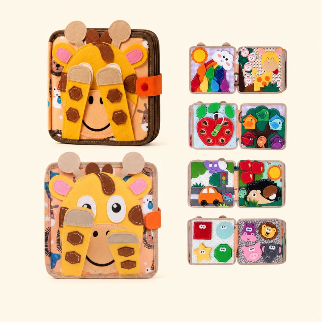 Nooche™ Giraffe Busy Book