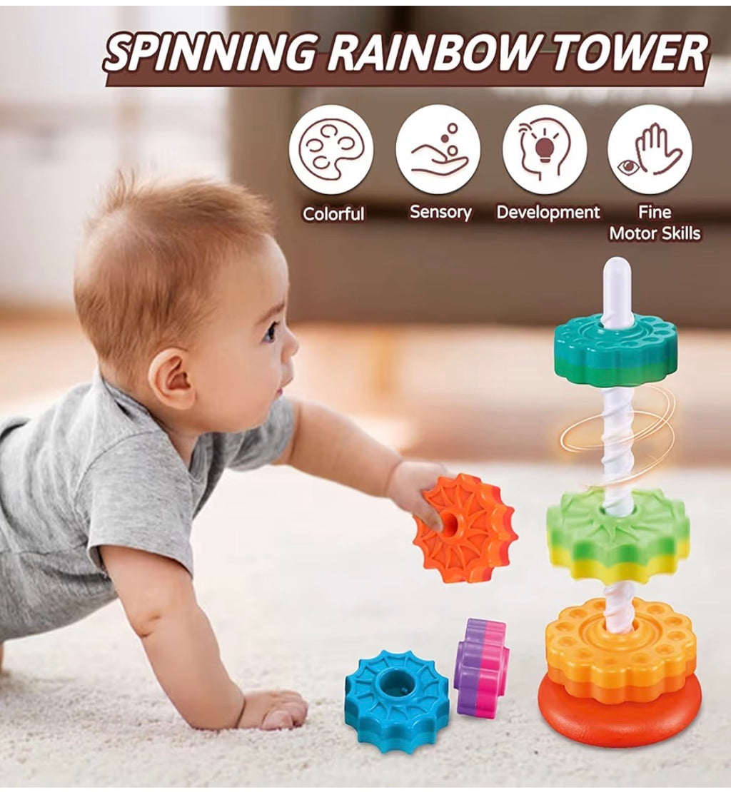 Nooche™ Montessori Spinning Tower Set