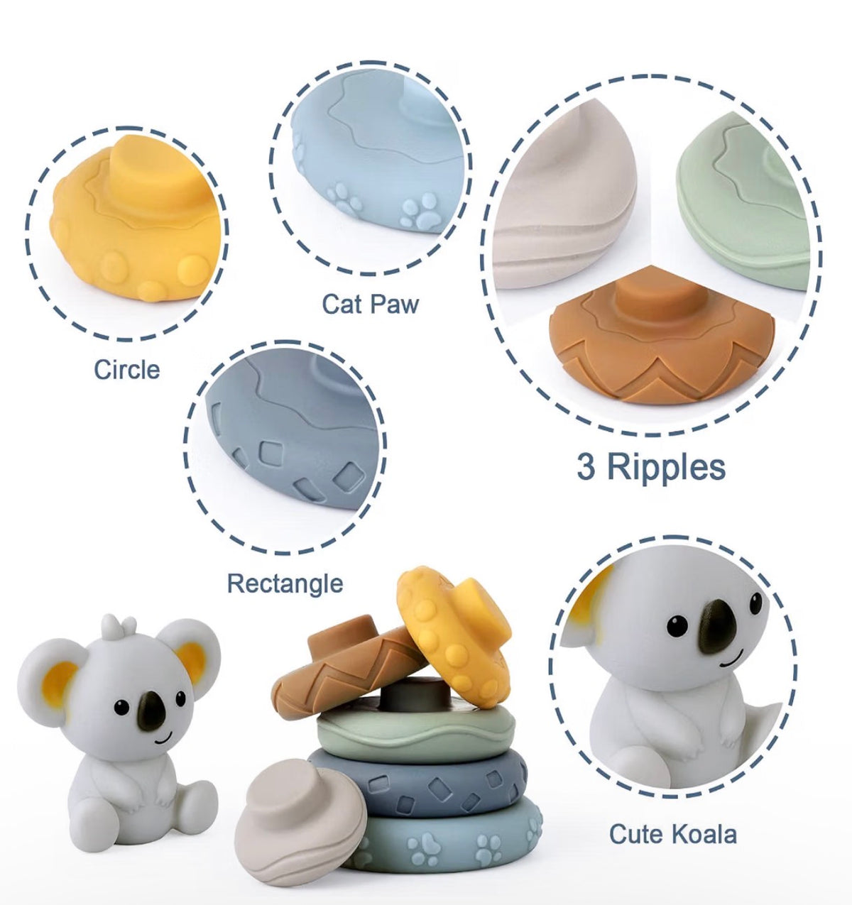 Nooche™ Montessori Koala Tower