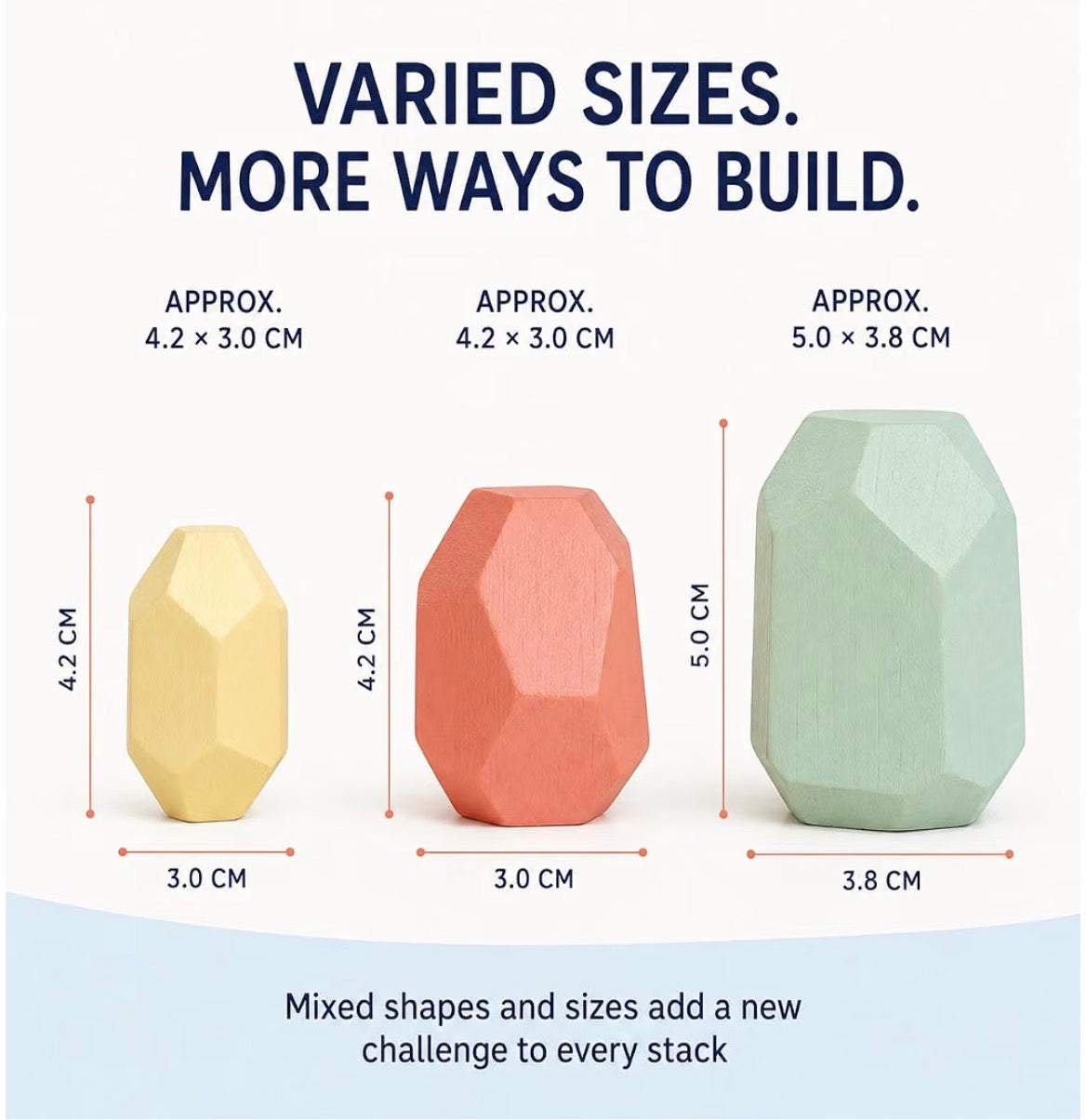 Nooche™ Montessori Balancing Rocks