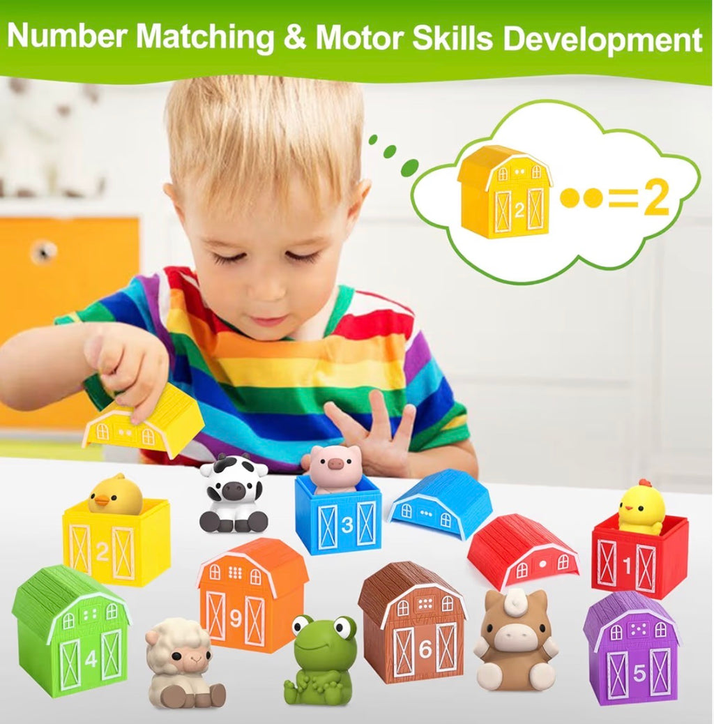 Nooche™ Montessori Farm Animal Set (20 pcs)