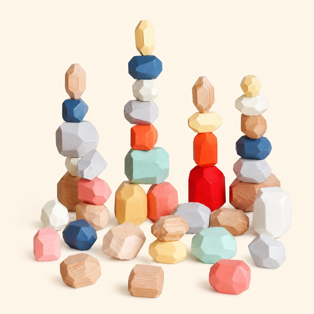 Nooche™ Montessori Balancing Rocks